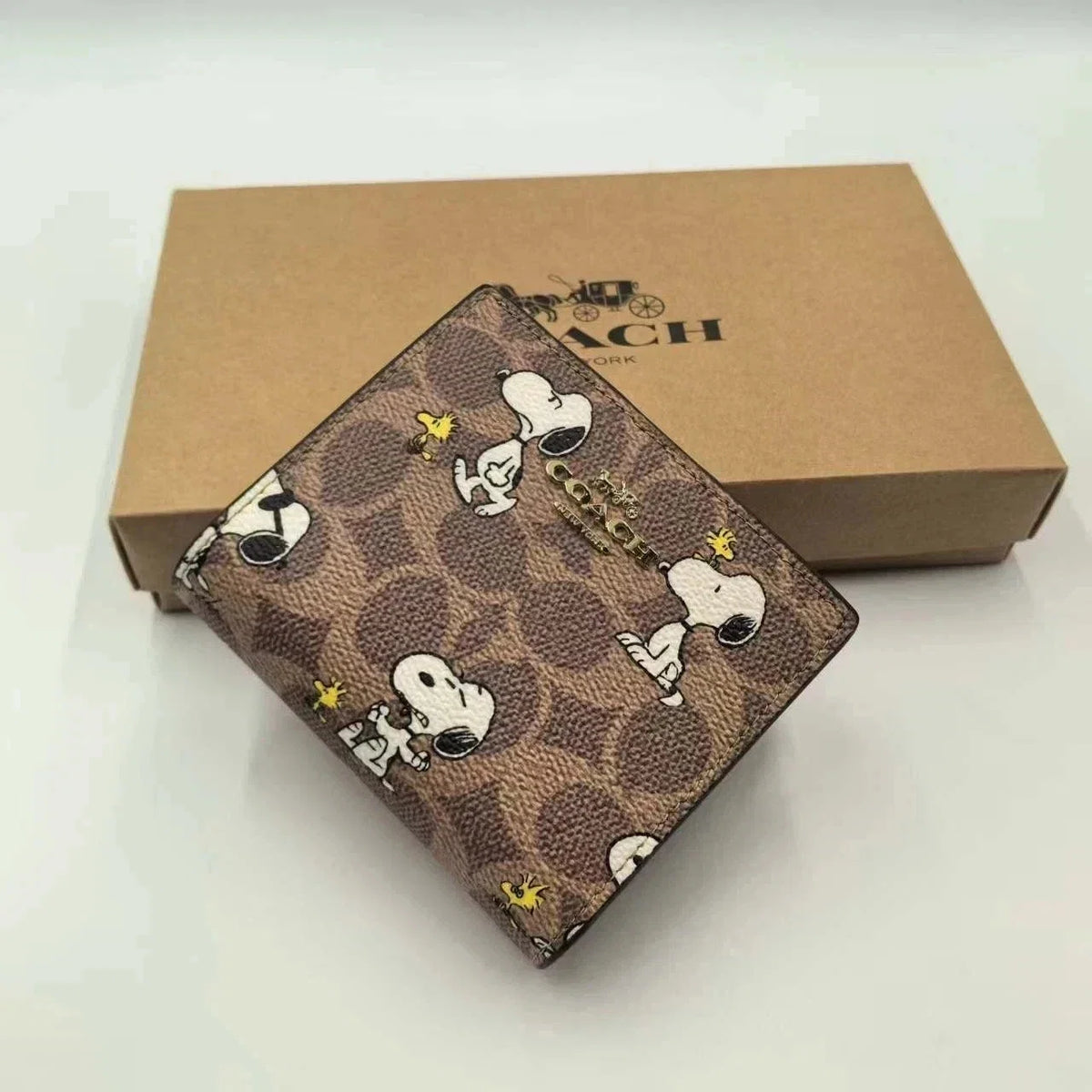 Coach Snoopy Snap Wallet CBN32